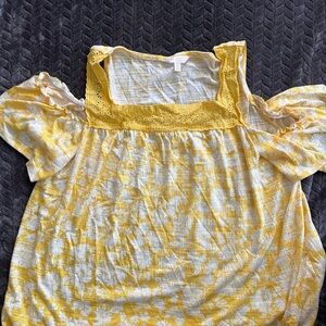 Lauren Conrad Yellow Top